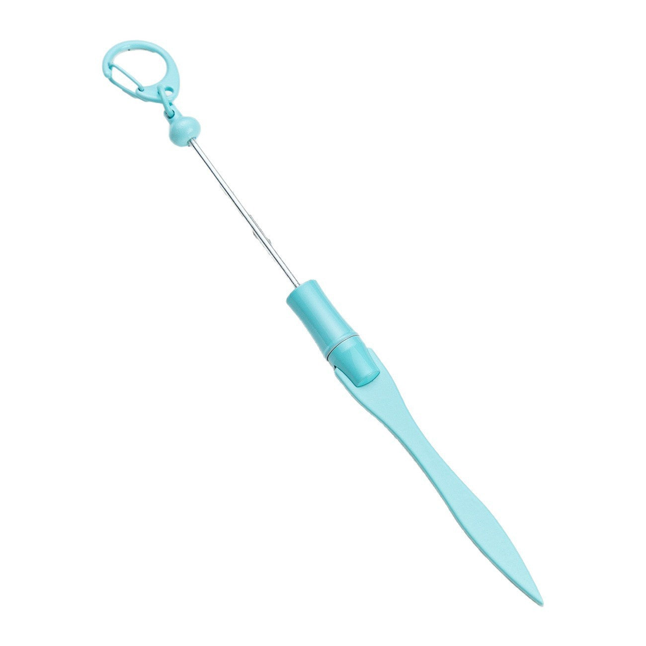 Wholesale Letter Opener DIY Beadable Letter Opener Multifunctional Metal Paper Cutter Keychain Head